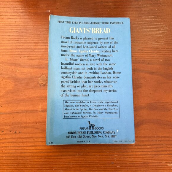 Giants Bread By Agatha Christie Mary Westmacott - Picture 3 of 5